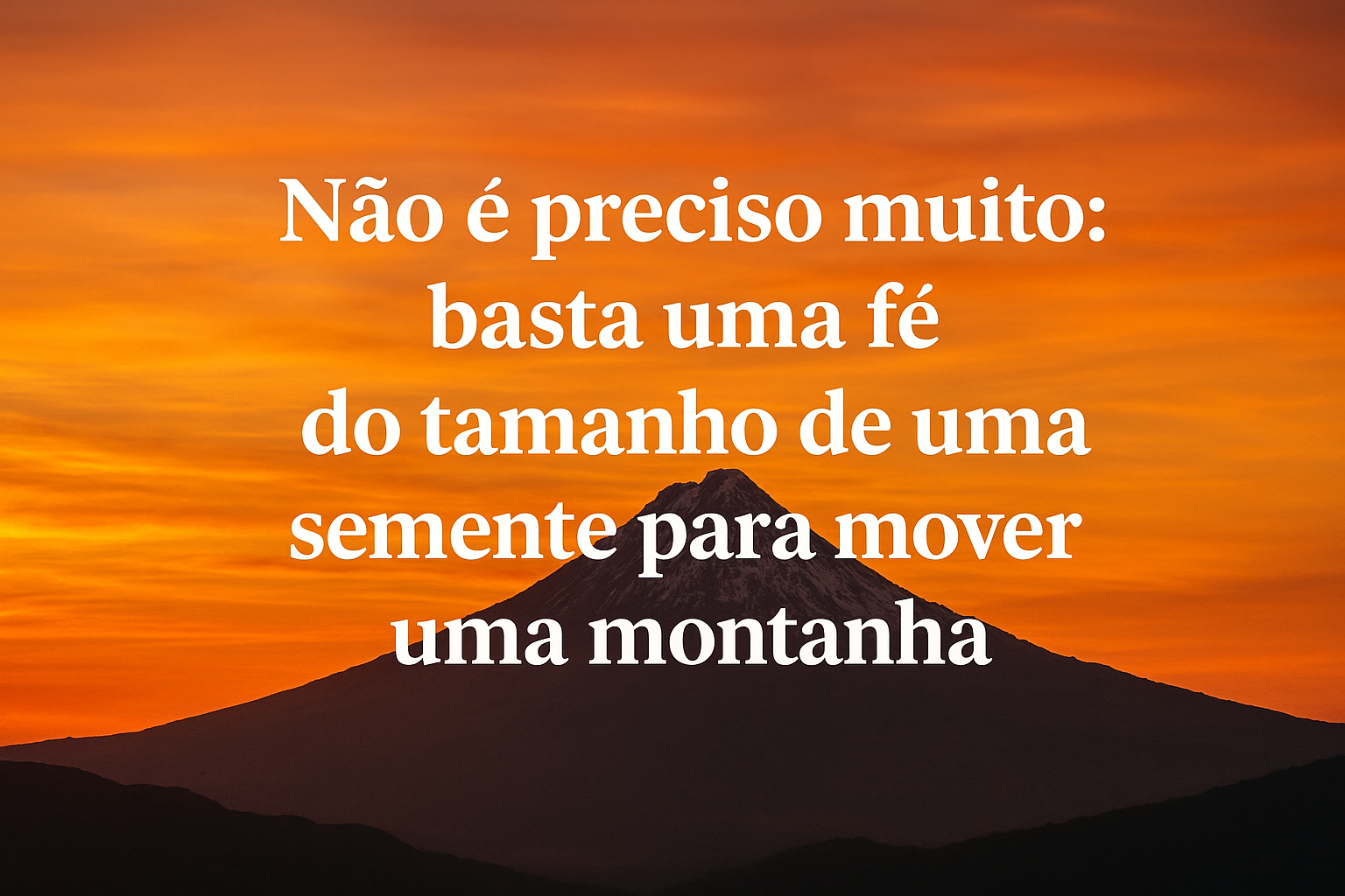Entre o Caos e a Fé.